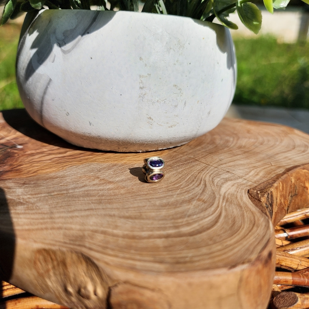 Pandora Oval Light Purple Charm